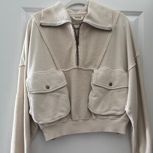 We The Free Cream Zip-Up Jacket